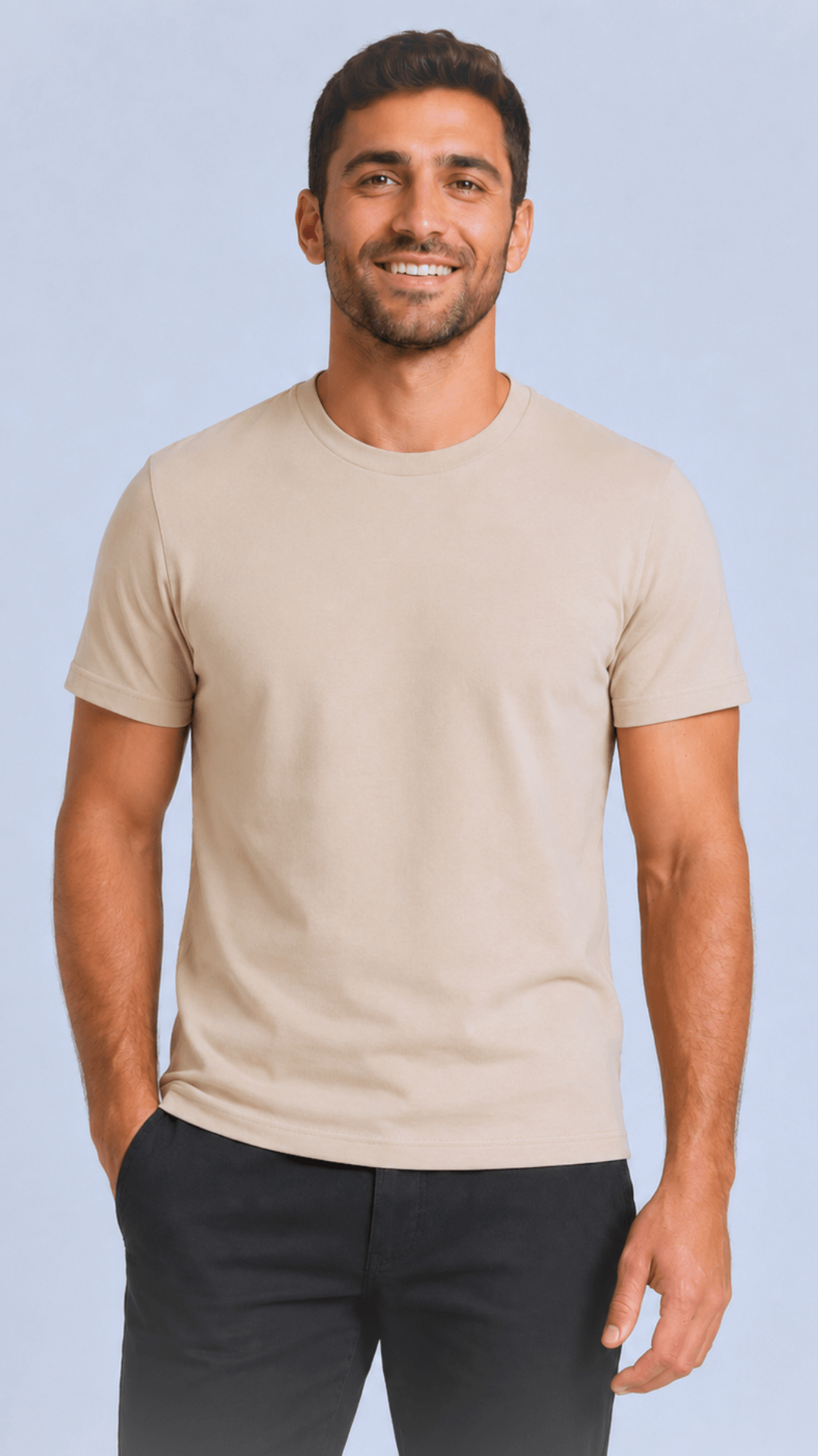 BAIU™ Essential Crew Neck T-Shirt • Regular Fit