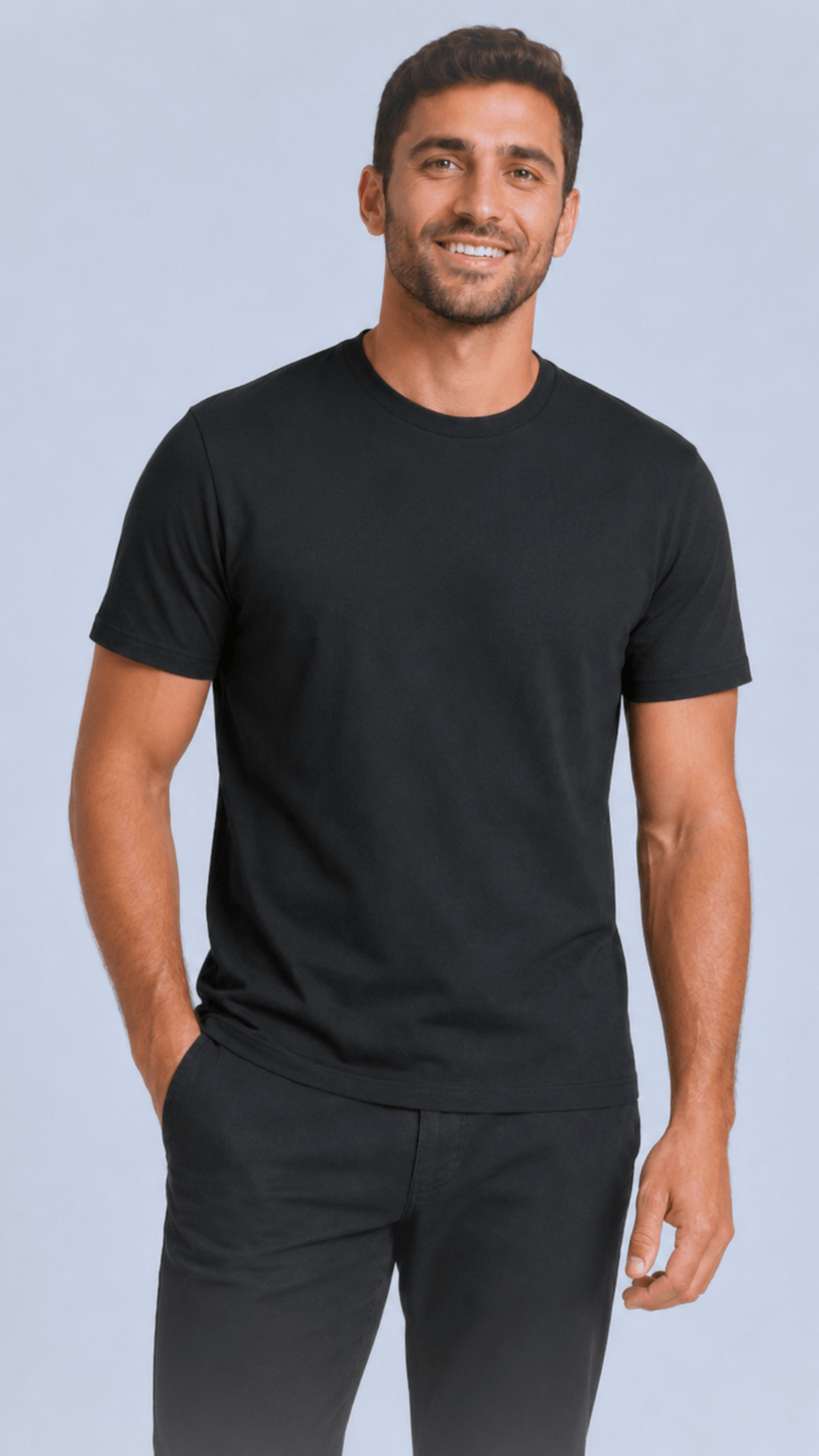 BAIU™ Essential Crew Neck T-Shirt • Regular Fit
