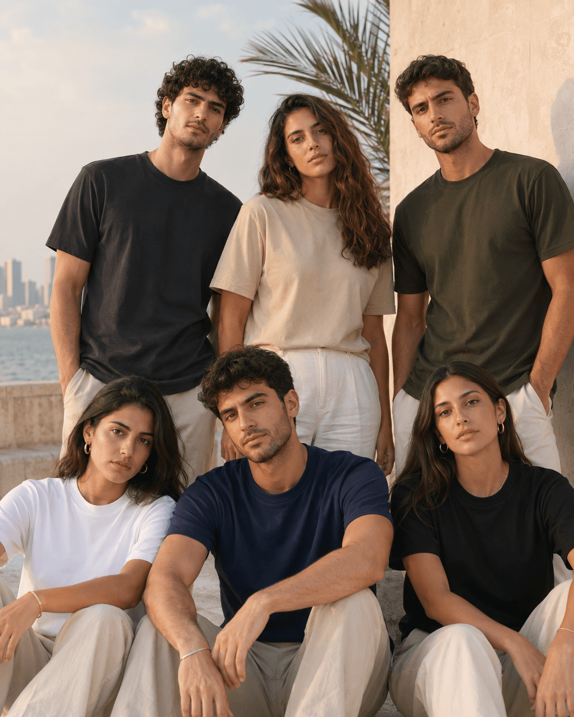 BAIU™ Essential Crew Neck T-Shirt — Cotton Blend, Regular Fit
